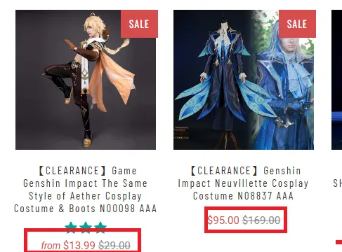 Cosfun 50% off offer